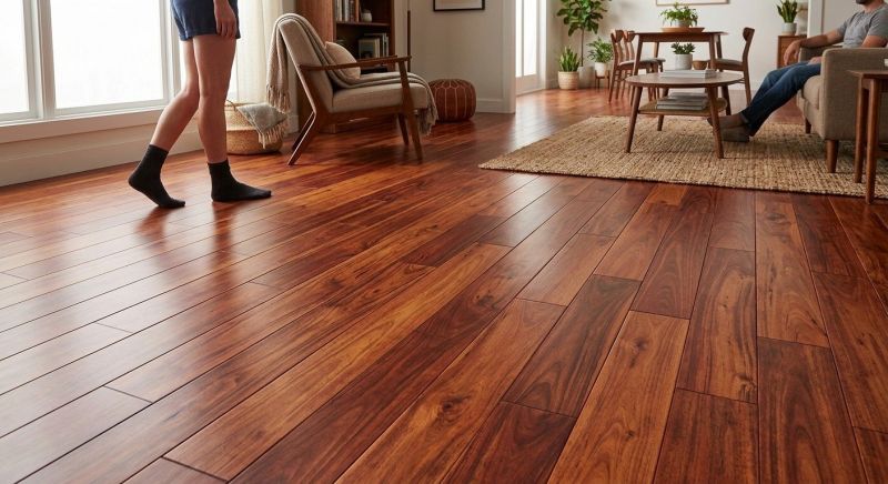 Cherry Floor Installation in Harvard, MA