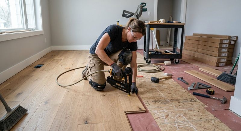 Hardwood Floor Installation in Hardwick, MA