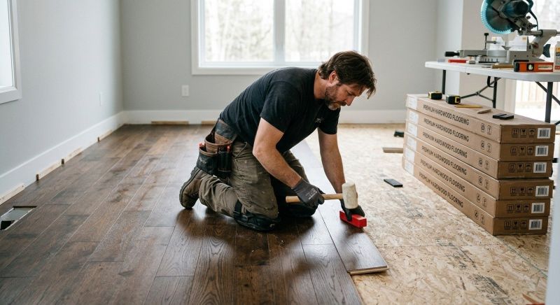 Hardwood Floor Installation in Uxbridge, MA