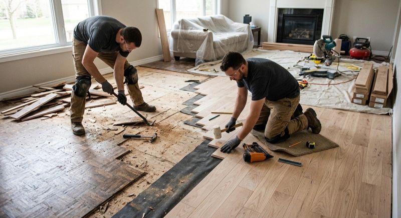 Hardwood Replacement in Norfolk, MA