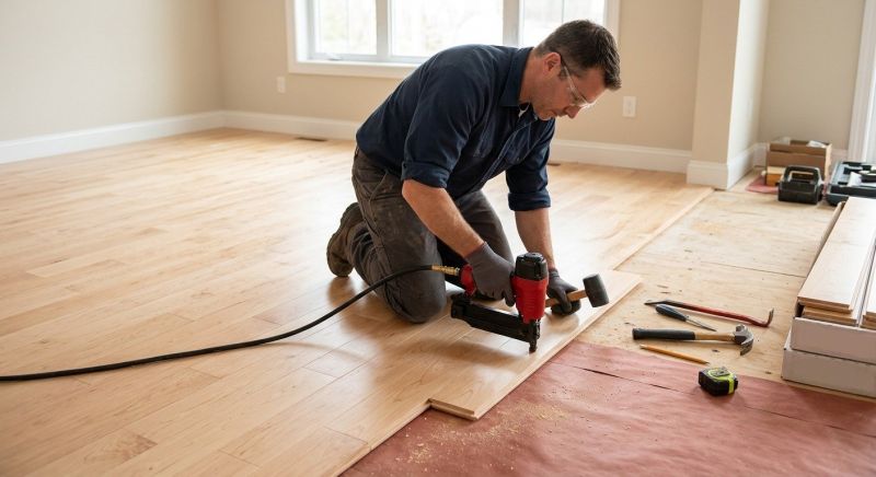 Maple Flooring Installation in Brimfield, MA
