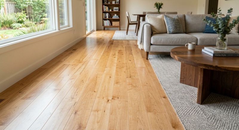 Maple Flooring Installation in Fitchburg, MA