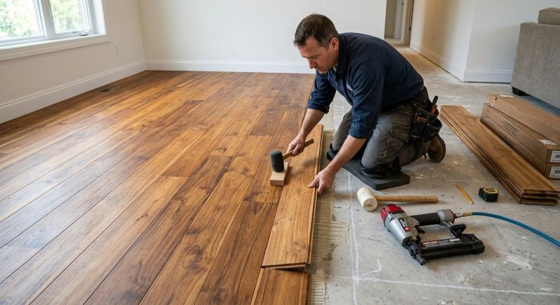 Teak Flooring Installation in Worcester, MA