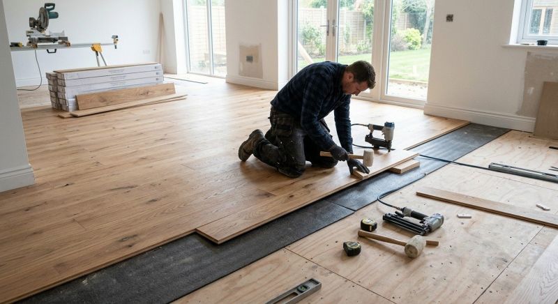 Teak Flooring Installation in Worcester, MA