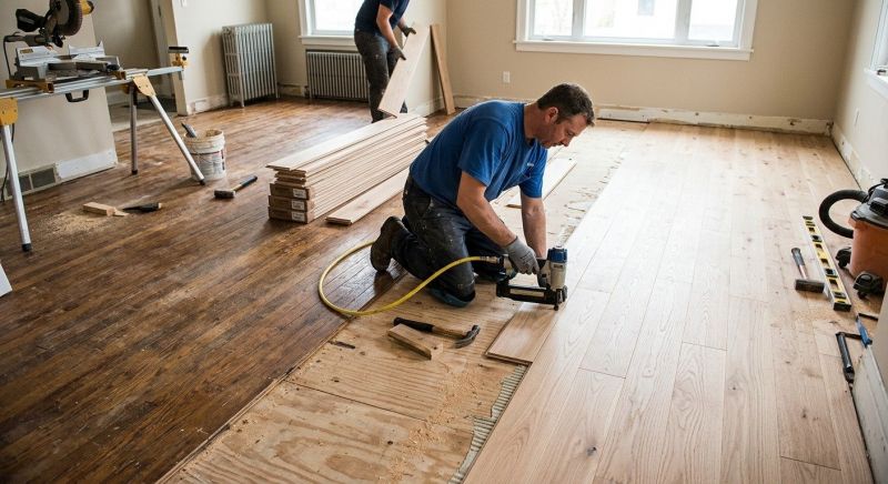 Wood Floor Replacement in Chepachet, RI