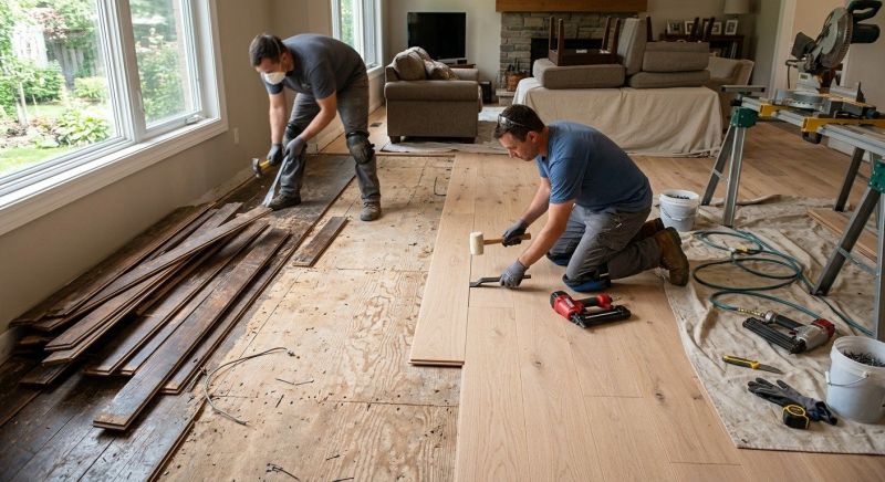 Wood Floor Replacement in Millis, MA